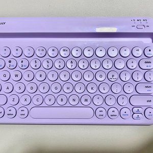 Macally Small Bluetooth Keyboard for Phone, Tablet, Laptops in Lavender
